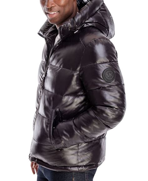 men's michael kors puffer jacket with hood|Michael Kors puffer jacket packable.